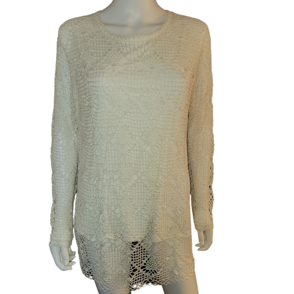 Speigel Crochet Top White Missy L